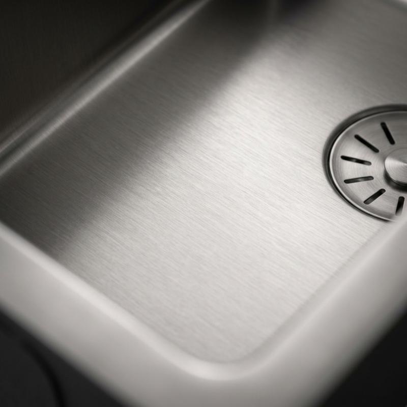 Pure.Sink Comfort PVD Gun Metal spoelbak 34x40 cm onderbouw, vlakbouw en opbouw PCM3440-61